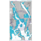 British Admiralty Nautical Chart  2731: Narragansett Bay Hog Island Shoal to Providence Harbor